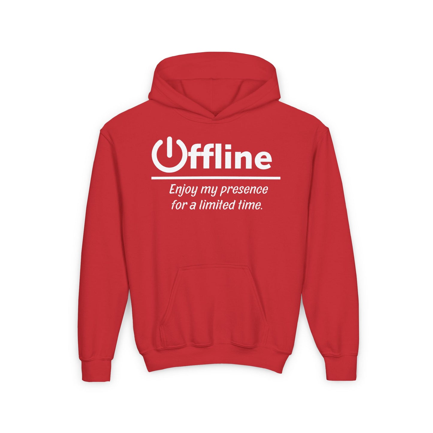 Offline, Enjoy My Presence For A Limited Time | Unisex | Funny Quote Gamer Hoodie