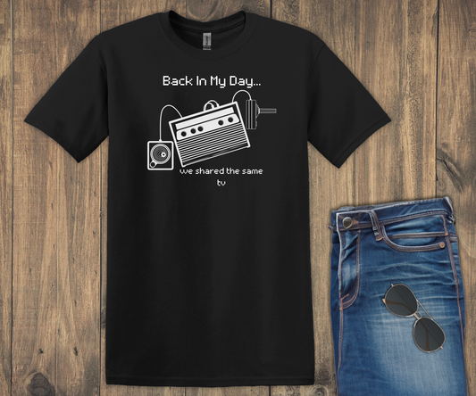 Back In My Day Tshirt | Retro Vintage Tees